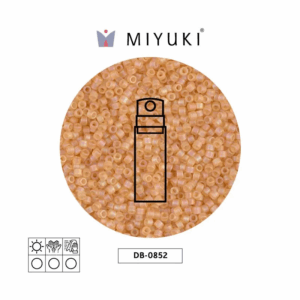 Miyuki Delica Transparente Mate Topaz
