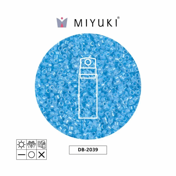 Miyuki Delica Neon Ocean Blue