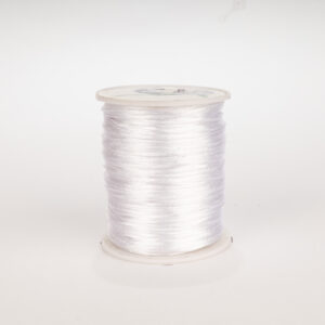 Cordon Seda Delgado 1mm Blanco