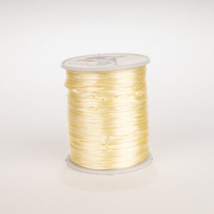 Cordon Seda Delgado 1mm Beige