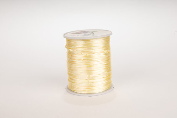 Cordon Seda Delgado 1mm Beige