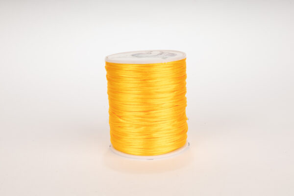 Cordon Seda Delgado 1mm Amarillo