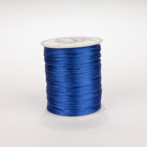 Cordon Seda Delgado 1mm Azul Rey