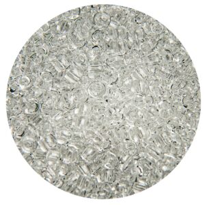 Mostacilla Japonesa Round  11/0 Transparent Crystal White