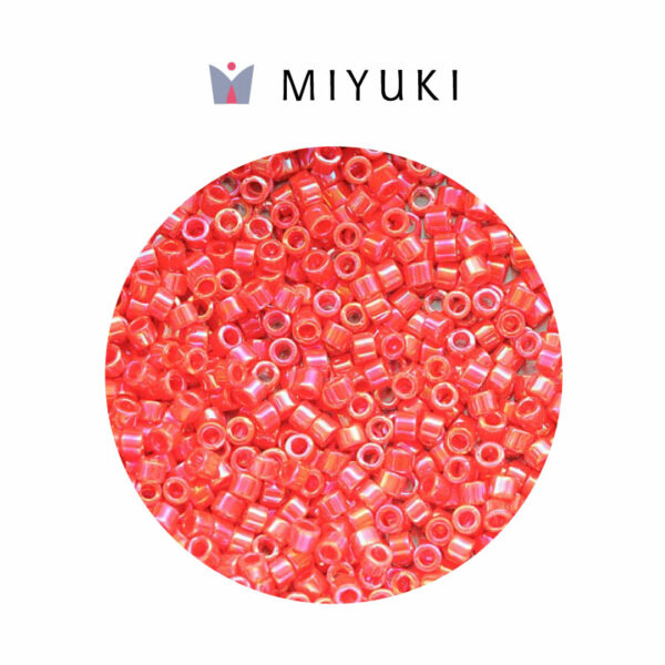 Miyuki Delica Opaco Vermillion Red
