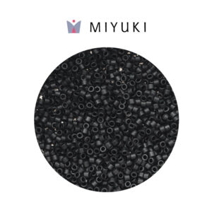 Miyuki Delica Jet Black Mate