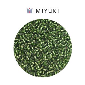 Miyuki Delica Silver Lined Olive