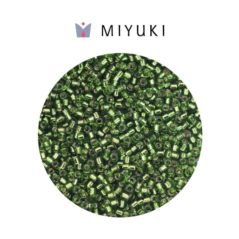 Miyuki Delica Silver Lined Olive DB1207