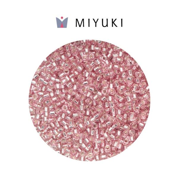 Miyuki Delica Silver Lined Pale Rose