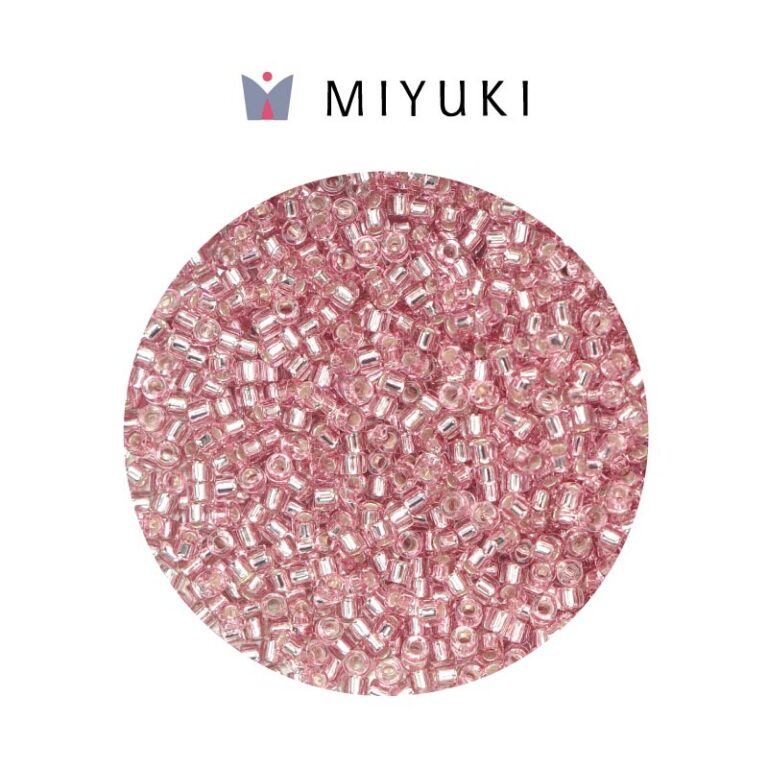 Miyuki Delica Silver Lined Pale Rose