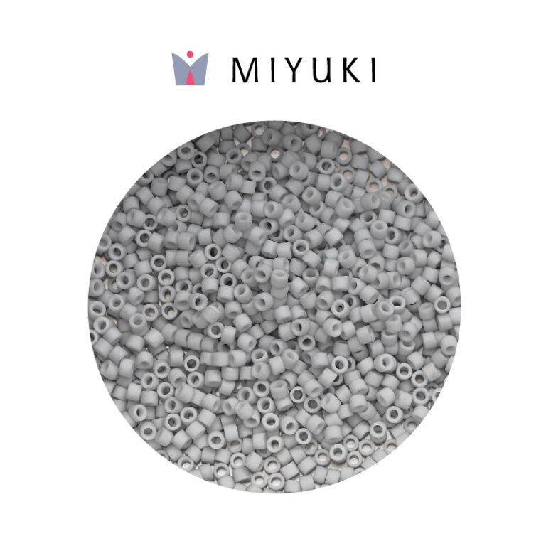 Miyuki Delica Gris Pastel Opaco Mate DB1518