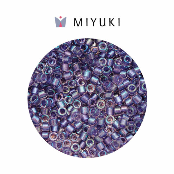 Miyuki Delica Sparling Purple Lined Cristal