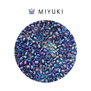 Miyuki Delica Spkl Purple Lined Amethyst AB