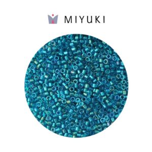 Miyuki Delica Emerald Lined Aqua AB