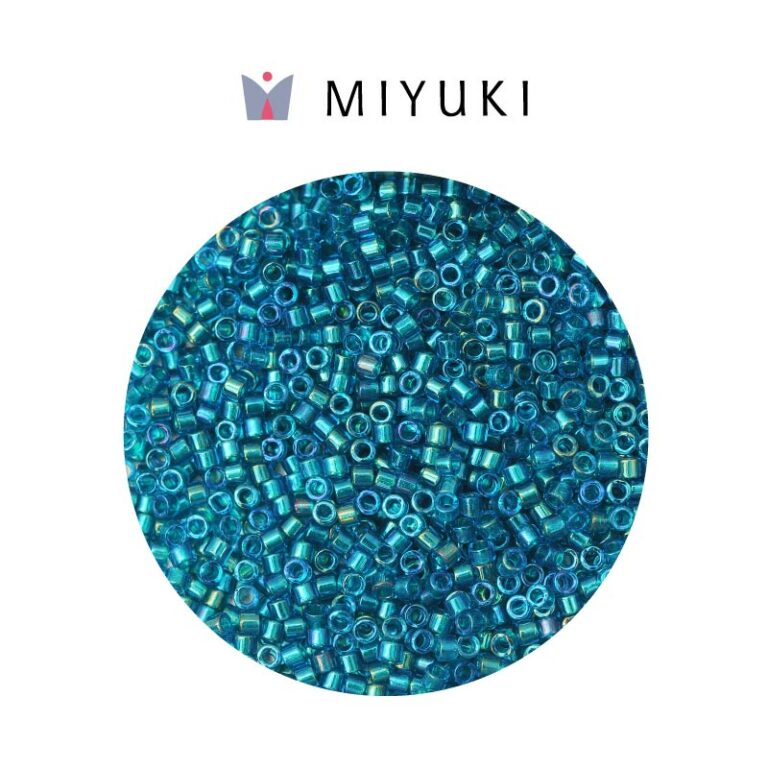 Miyuki Delica Emerald Lined Aqua AB DB1764