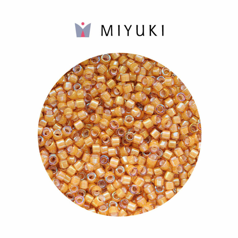 Miyuki Delica White Lined Topaz DB1778