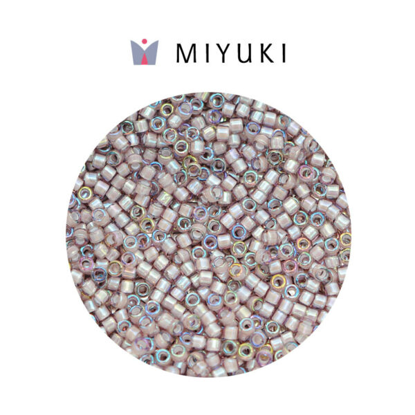 Miyuki Delica White Amethyst AB