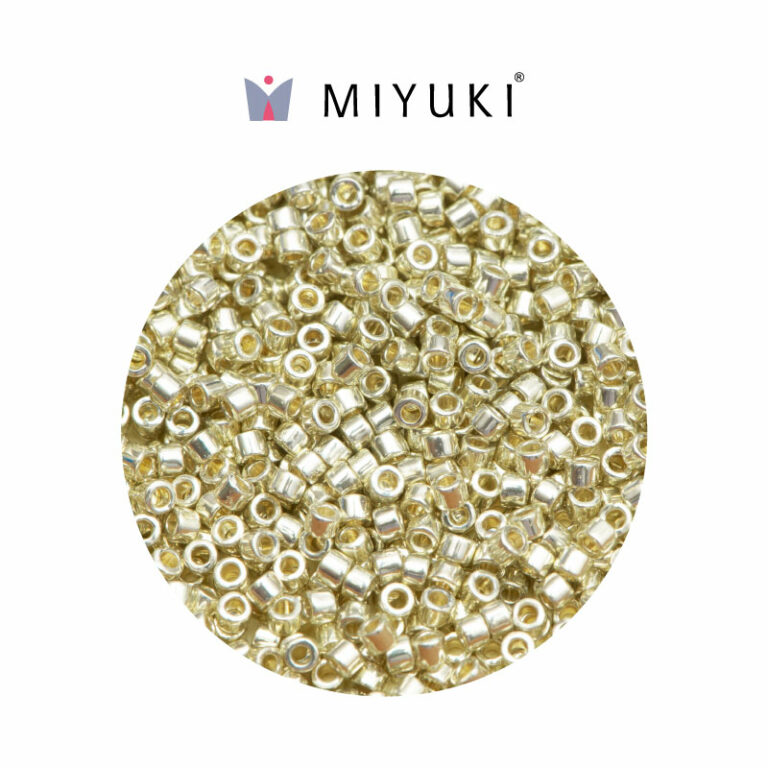 Miyuki Delica Silver Galvanizado Duracoat DB1831