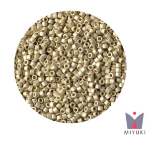 Miyuki Delica Galvanized Cream