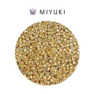 Miyuki Delica Dorado Galvanizado Duracoat