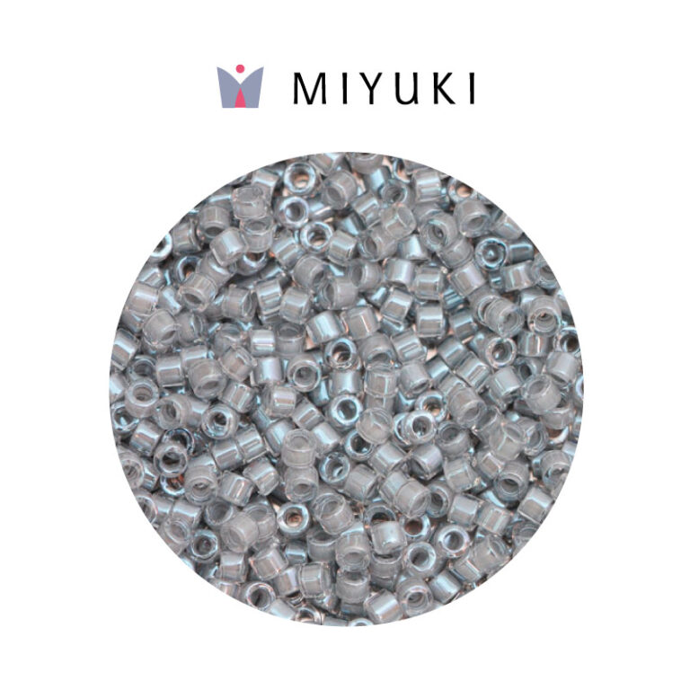 Miyuki Delica Color Lined Pewter