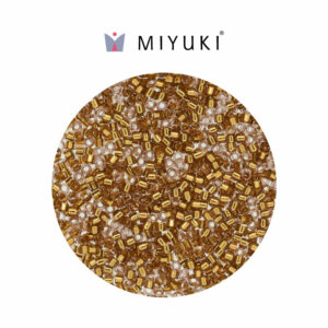Miyuki Delica Gold Lined Pale Rose 24k