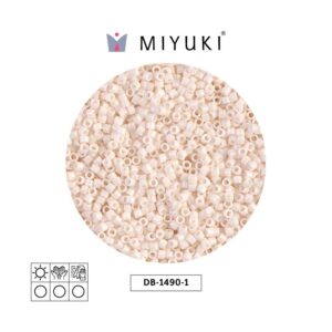 Miyuki Delica Opaque Bisque White