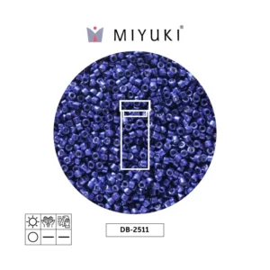 Miyuki Delica Azul Galvanizado