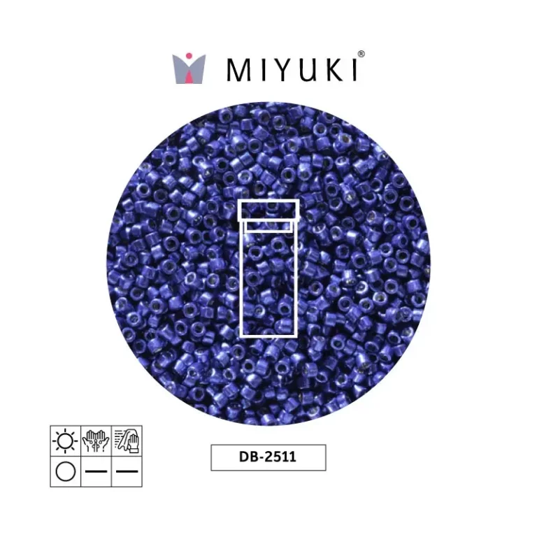 Miyuki Delica Azul Galvanizado