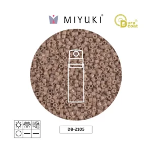 Miyuki Delica Opaco Beige Duracoat