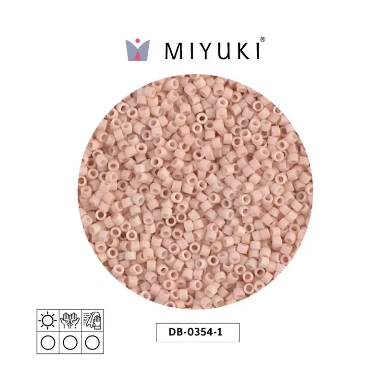 Miyuki Delica Matte Opaque Blush