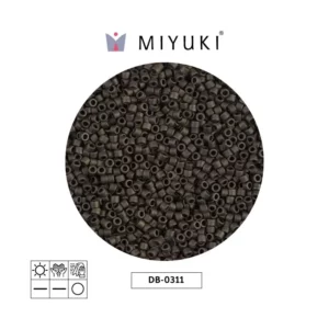 Miyuki Delica Matte Metallic Dark Olive