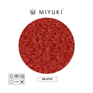 Miyuki Delica Frosted Tranparente Watermelon