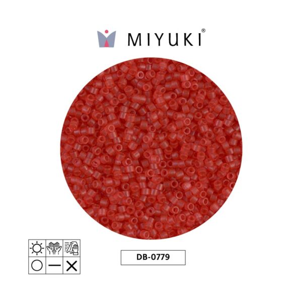 Miyuki Delica Frosted Tranparente Watermelon