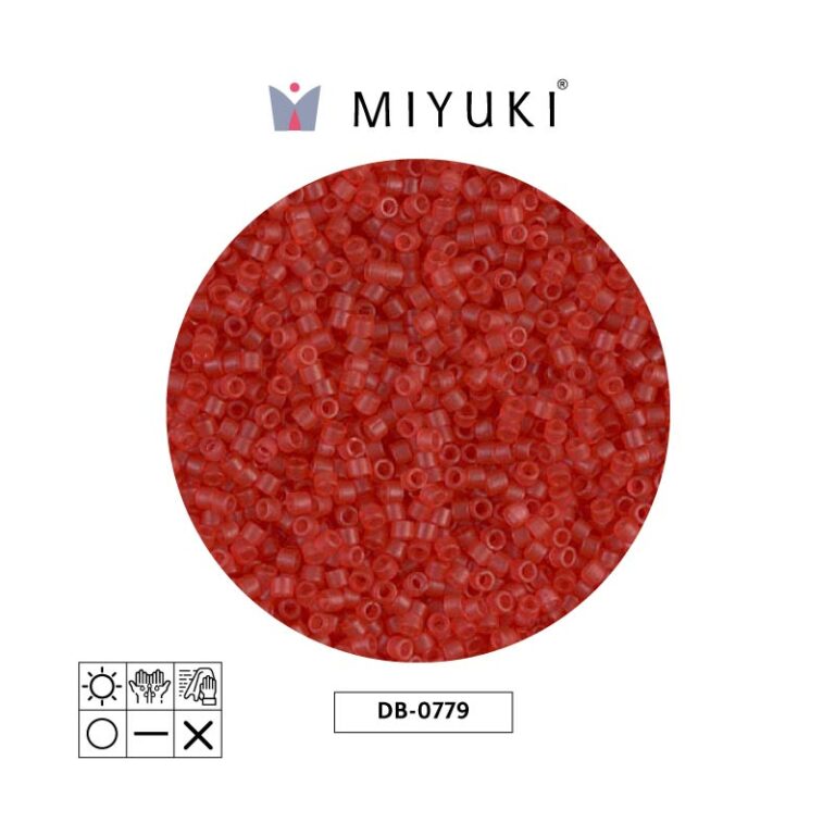 Miyuki Delica Frosted Tranparente Watermelon