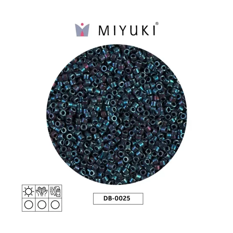 Miyuki Delica Metallic Op Blue