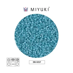 Miyuki DelicaOpaque Turquoise Green Luster