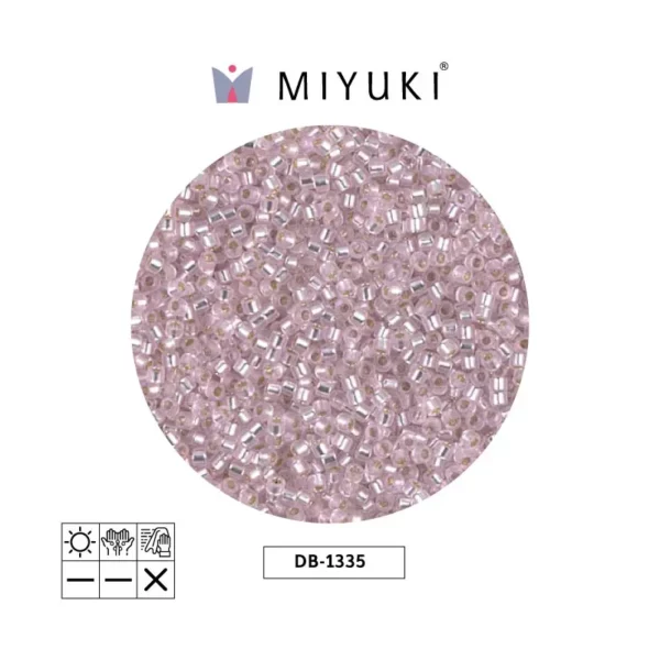 Miyuki Delica Silver Lined Pink