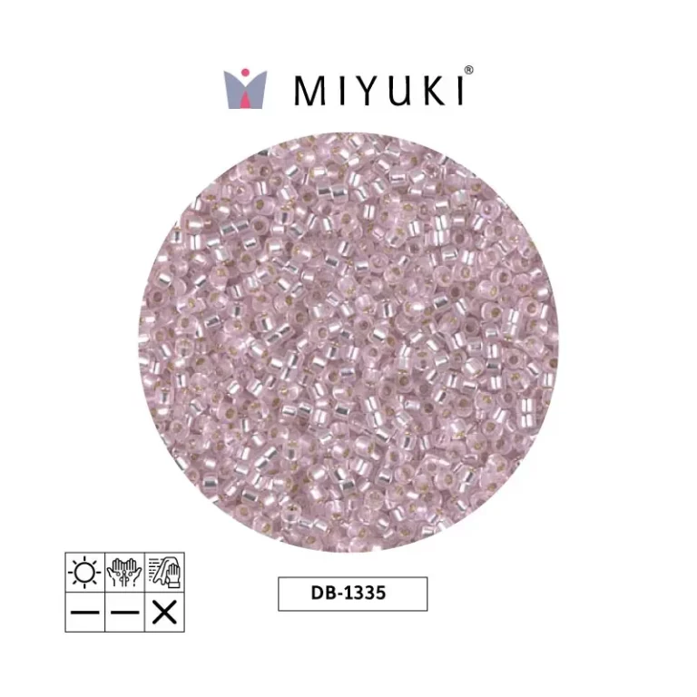 Miyuki Delica Silver Lined Pink