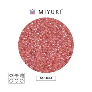 Miyuki Delica Transparent Salmon Luster