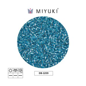 Miyuki Delica Silver Lined Ocean Blue