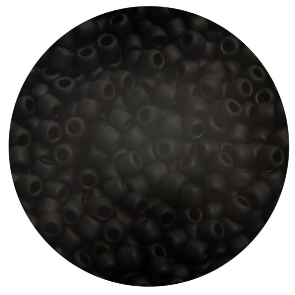 Mostacilla Japonesa Round  11/0 Opaque Black