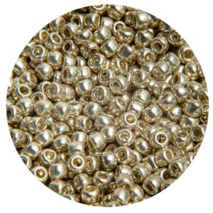 Mostacilla Japonesa Round  11/0 Metallic Light Silver