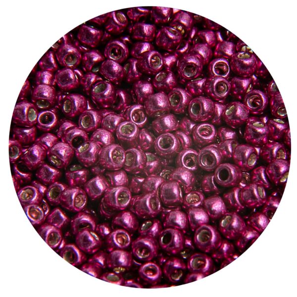 Mostacilla Japonesa Round  11/0 Metallic Metallic Fuchsia