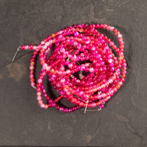 Piedra Natural Agata Fucsia