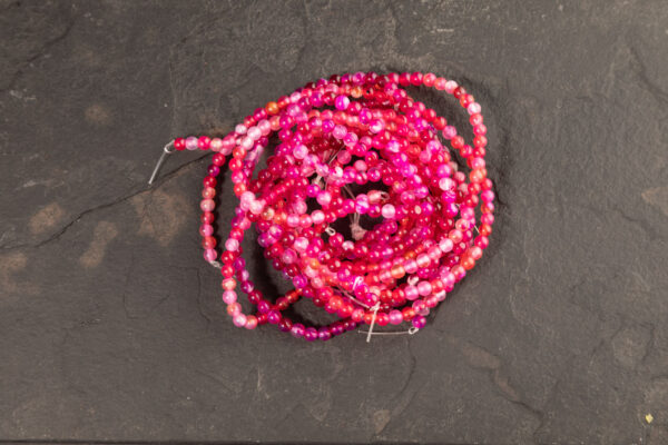 Piedra Natural Agata Fucsia