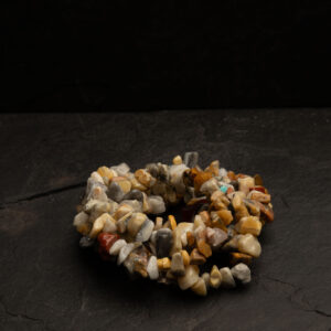 Piedra Picada Natural Peq Agata Beige