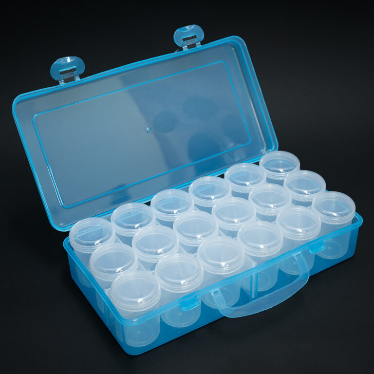 Caja Organizadora plástico *18 tarritos