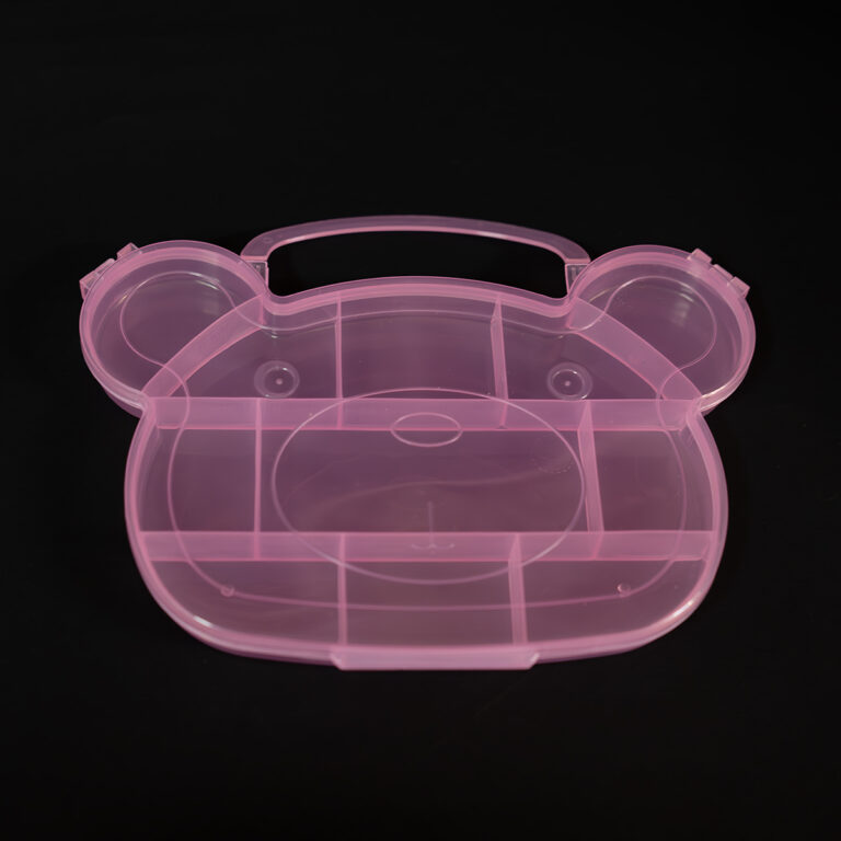 Caja Organizadora Plástico Cara Oso *11 14X18 Cms