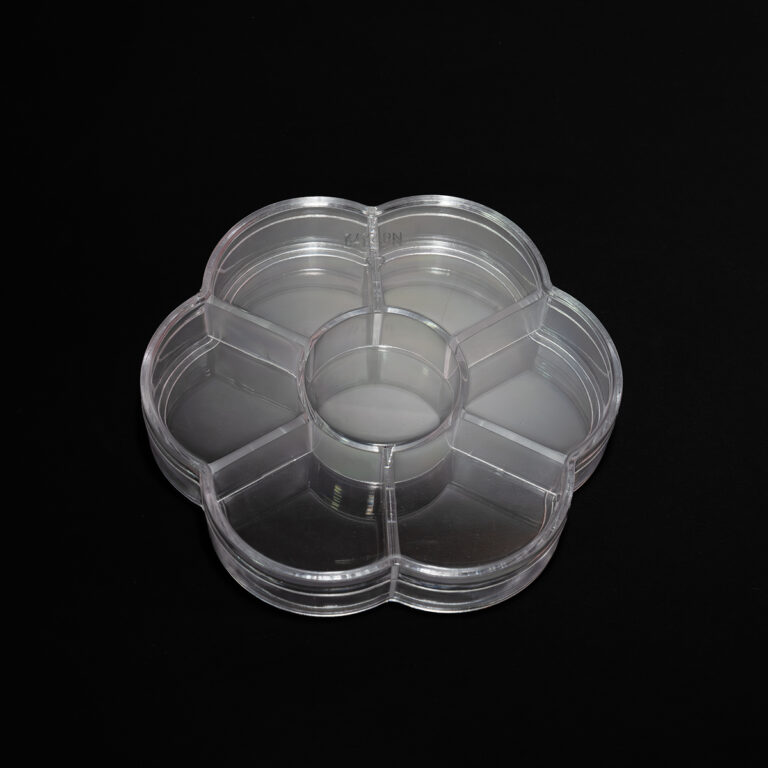 Caja Organizador Acrilico Flor Plana